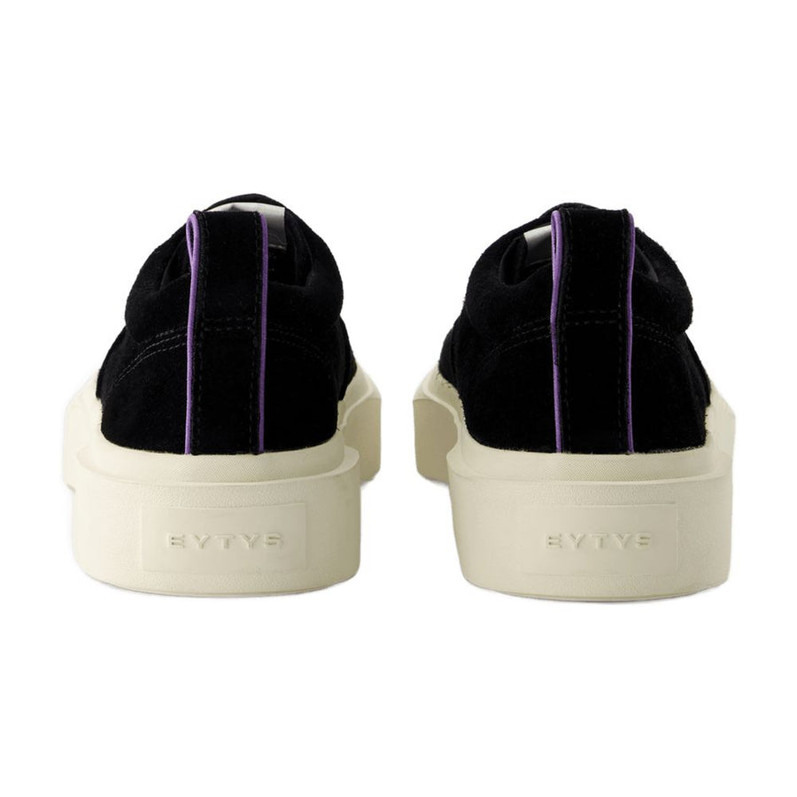 Eytys Suede sneaker in black