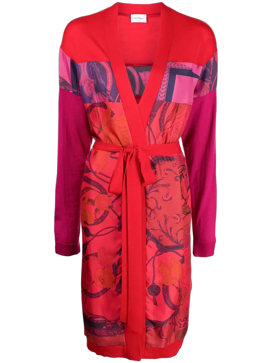 Ferragamo cardigan in red