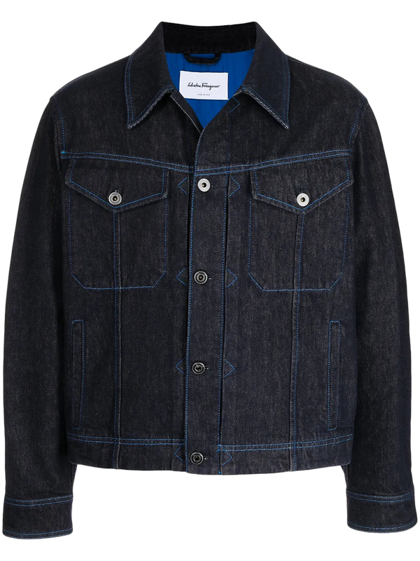 Ferragamo Denim jacket in black