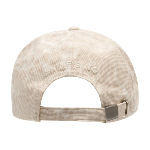 Anine Bing A-12-12105-MTL20 Cotton baseball cap in beige