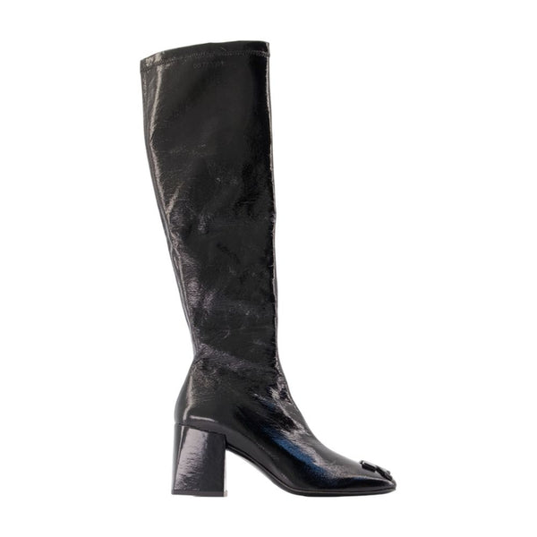 Courreges synthetic boot in black