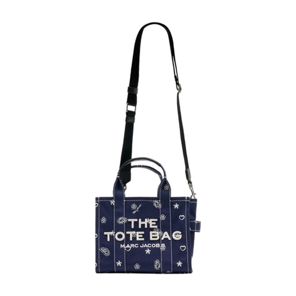 Marc Jacobs Cotton tote bag in navy