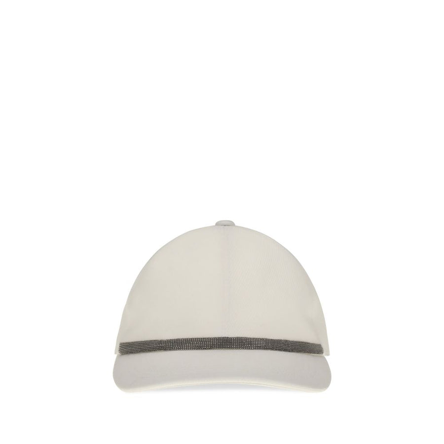 White Cotton Cap (baseball Hat)