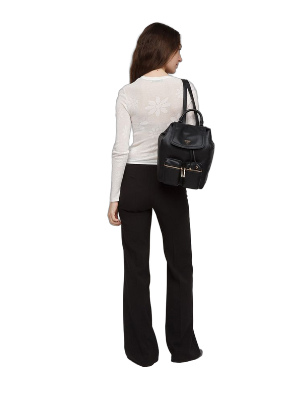Guess 100% Polyurethane backpack in black