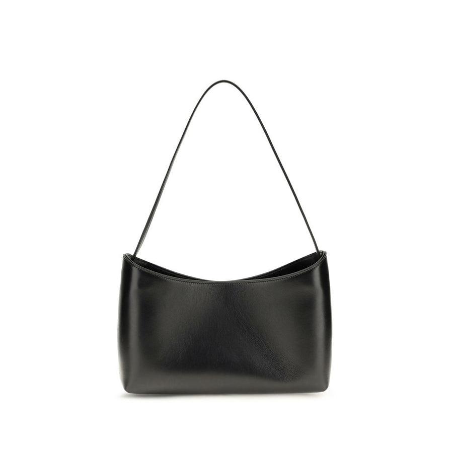The Row 100% Calf Leather Bos Taurus shoulder bag in black