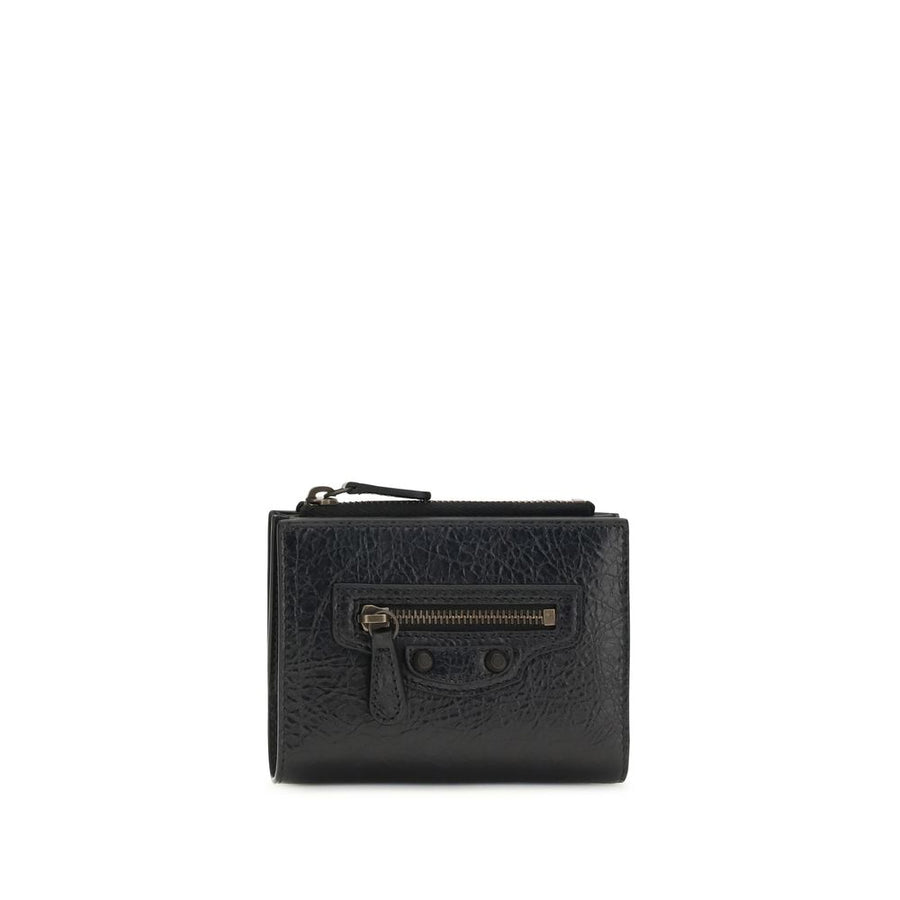 Balenciaga 100% Lamb Ovis Aries wallet in black