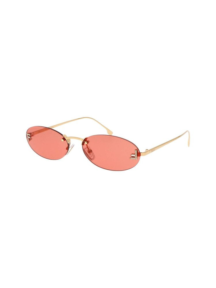 Fendi FE4075US Metal frame sunglasses in gold