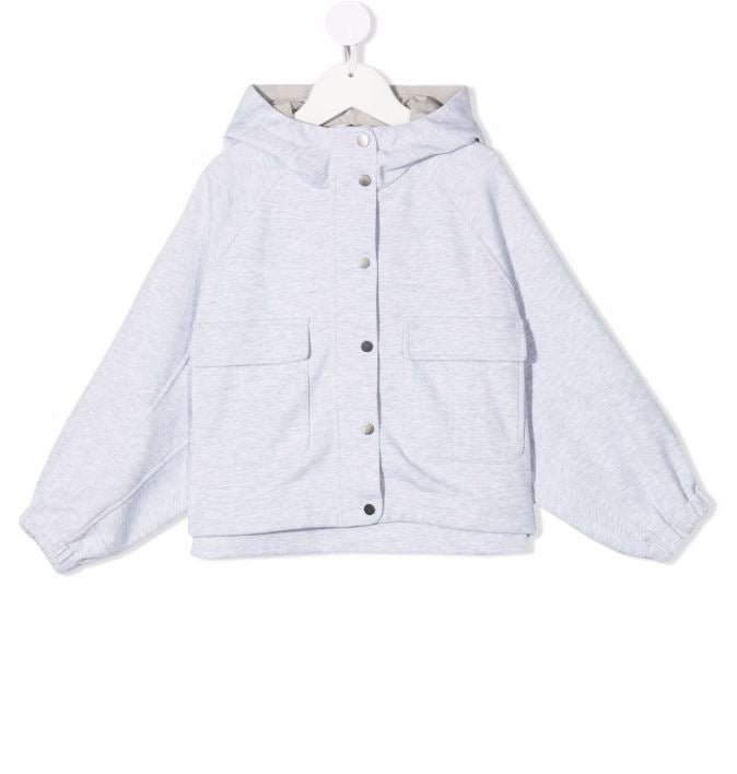 Brunello Cucinelli Cotton 45% jacket in grey