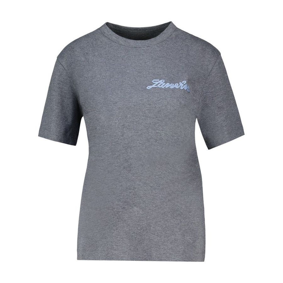 Petit Logo T-Shirt - Lanvin Cotton Grey Ready-to-wear / T-shirts