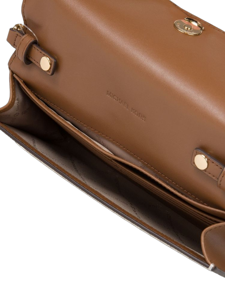 Michael Kors 89.4% Coated Canvas wallet in brown