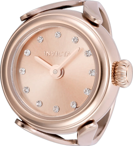 Invicta watch in rose gold
