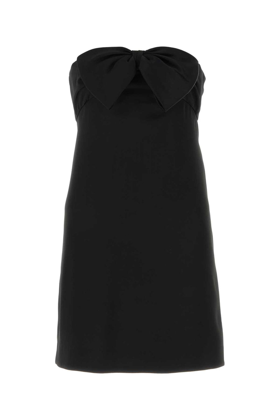 Black Satin Mini Dress 1000 Exterior: Acetate Viscose Abiti