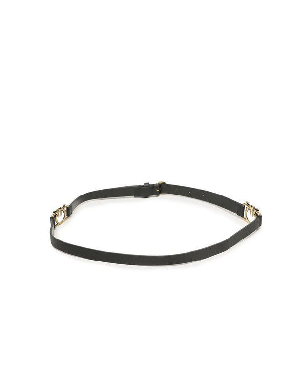 Pinko 100% Cowhide; Lining: 100% Polyurethane belt in black
