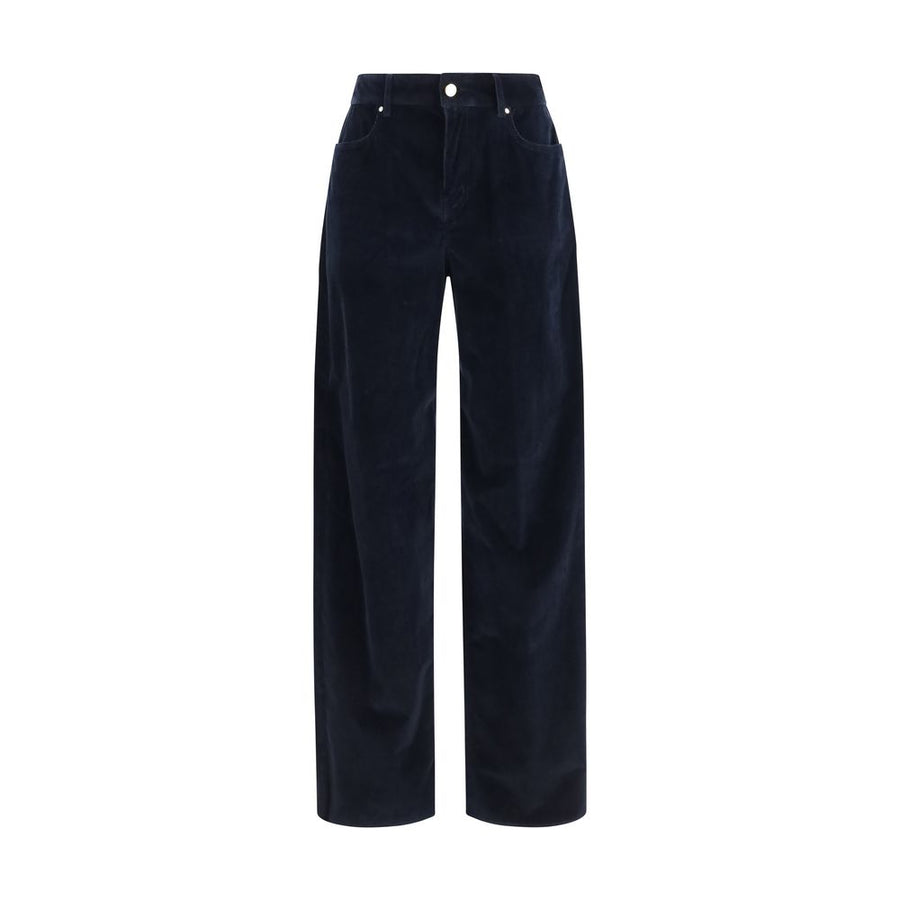 Blue Cotton Pants