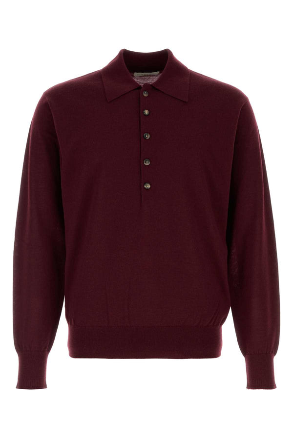 Grape Wool Muano Sweater Wine Exterior: Merino T-shirt