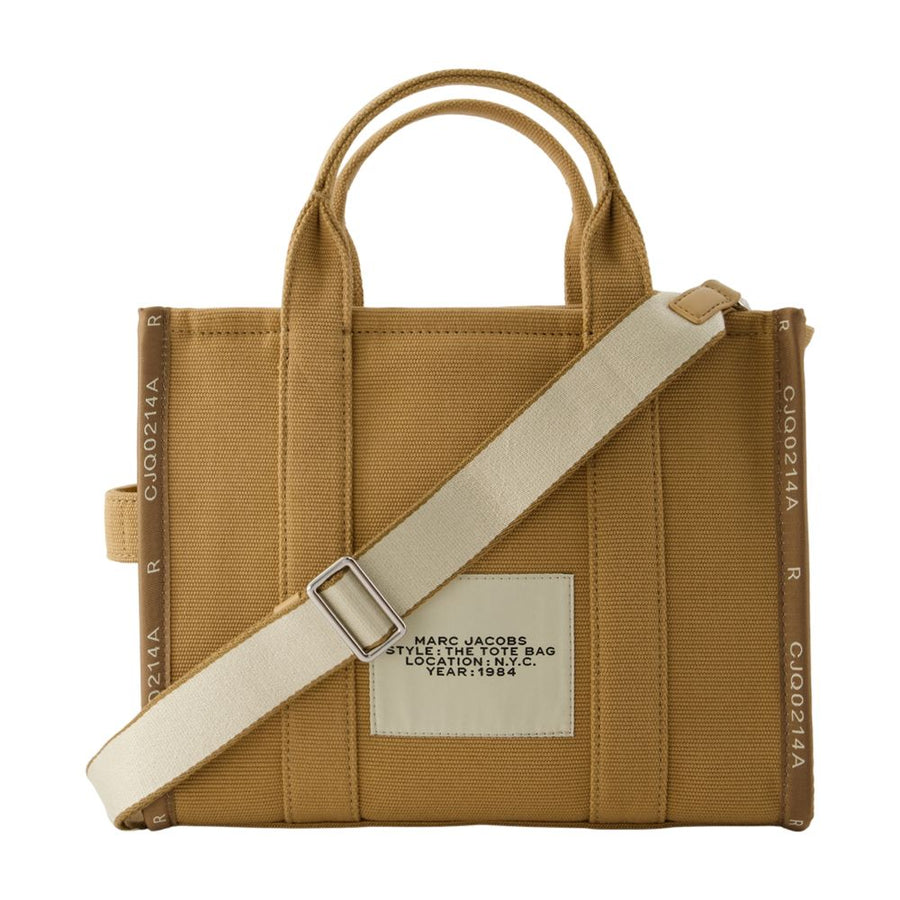 Marc Jacobs cotton tote bag in brown
