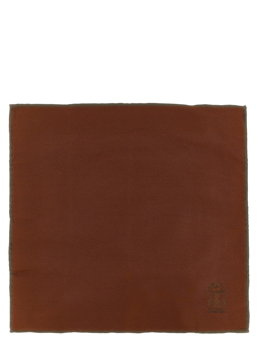 Brown Silk Scarf