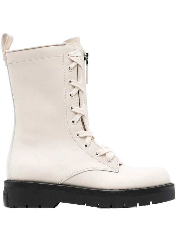 Valentino Leather boot in white