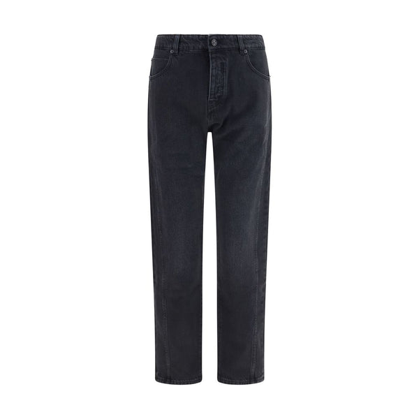 Balmain 100% Cotton jeans in black