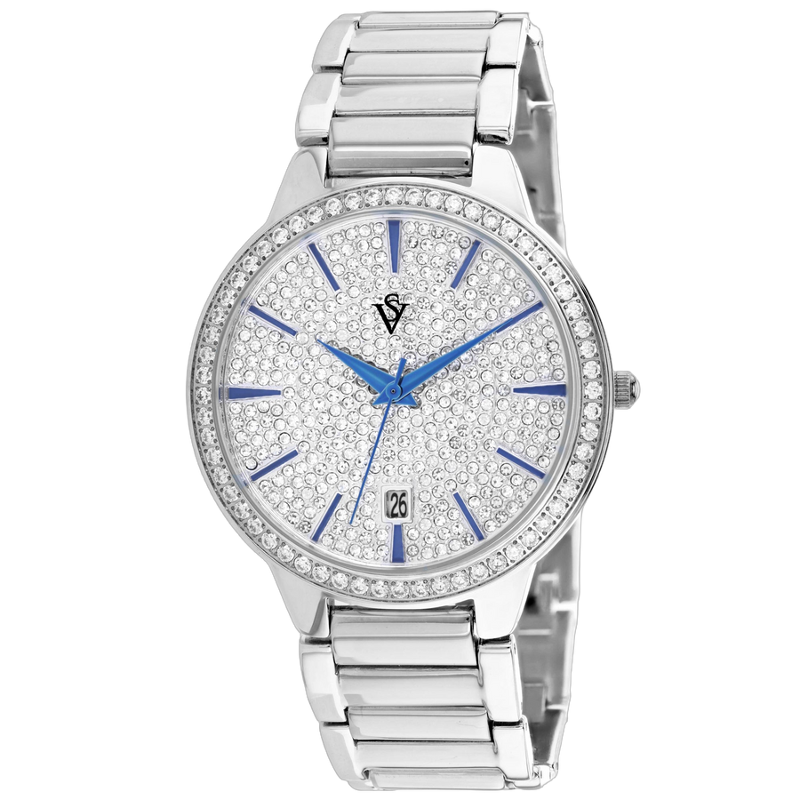 Christian Van Sant Stainless steel case watch in silver