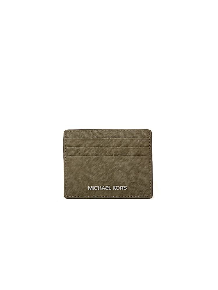 Michael Kors 100% Leather card case in olive