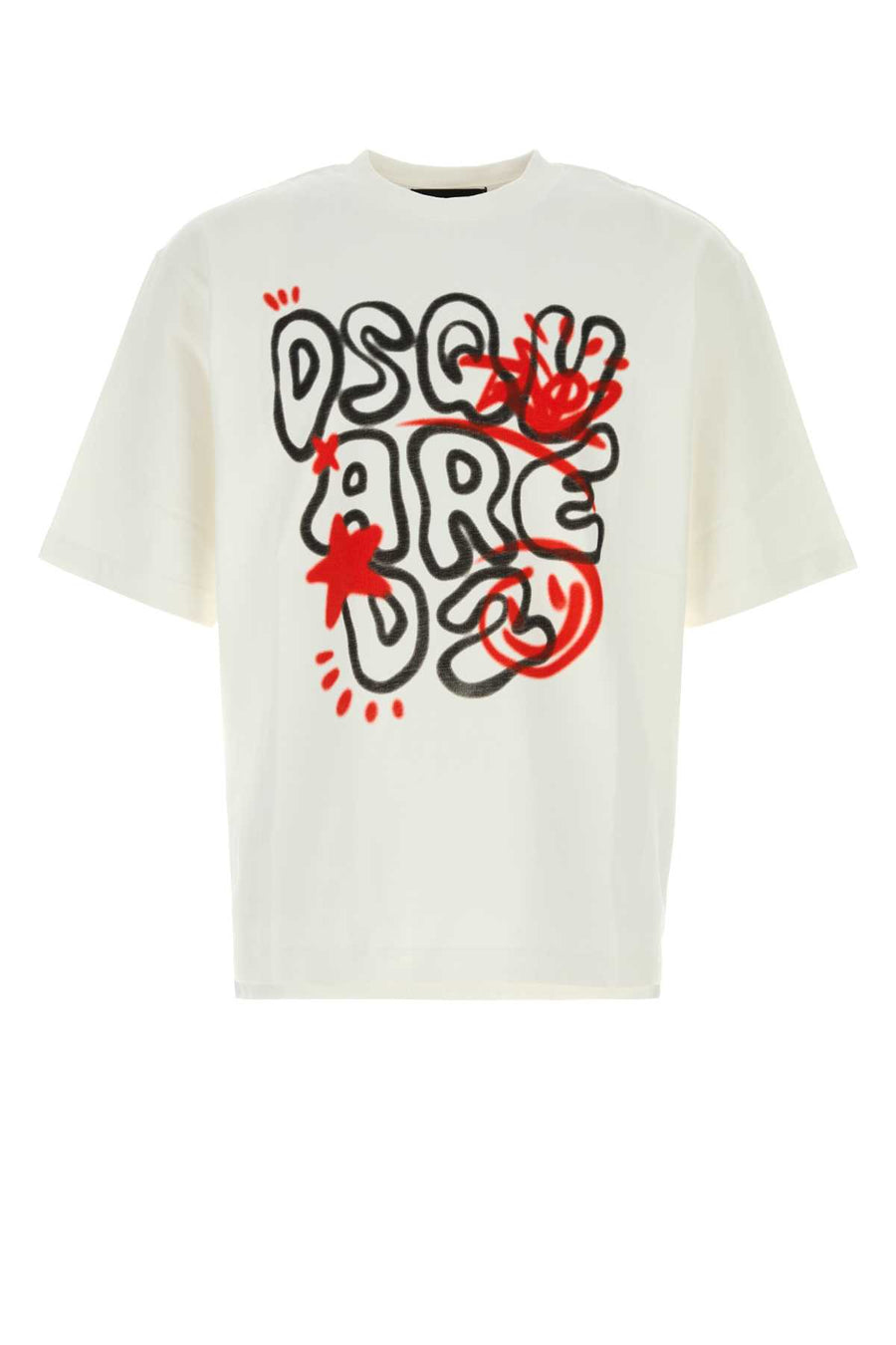 White Cotton Oversize T-Shirt Exterior