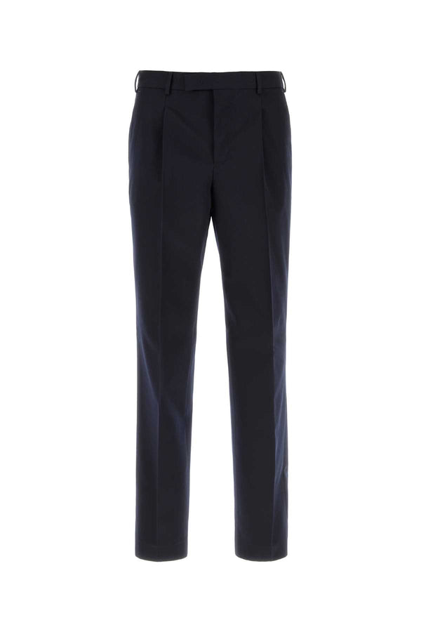 Midnight Blue Wool Pant Exterior: Virgin Pantaloni
