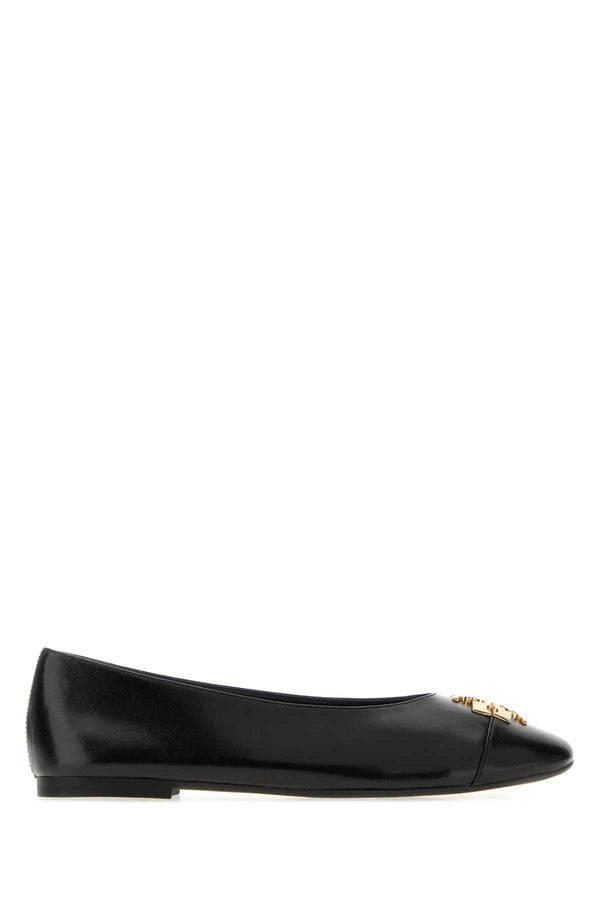 Tory Burch Ballet Exterior: 100% Leather ballet flat in black