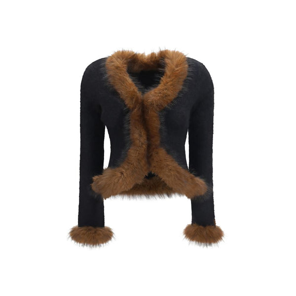 Blue Cotton Cardigan Clothing