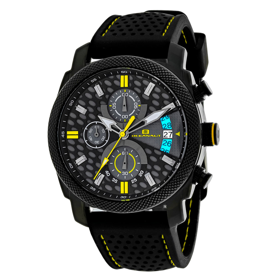 Oceanaut Stainless steel case watch in black