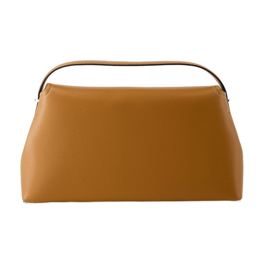 Toteme Calfskin top handle bag in brown