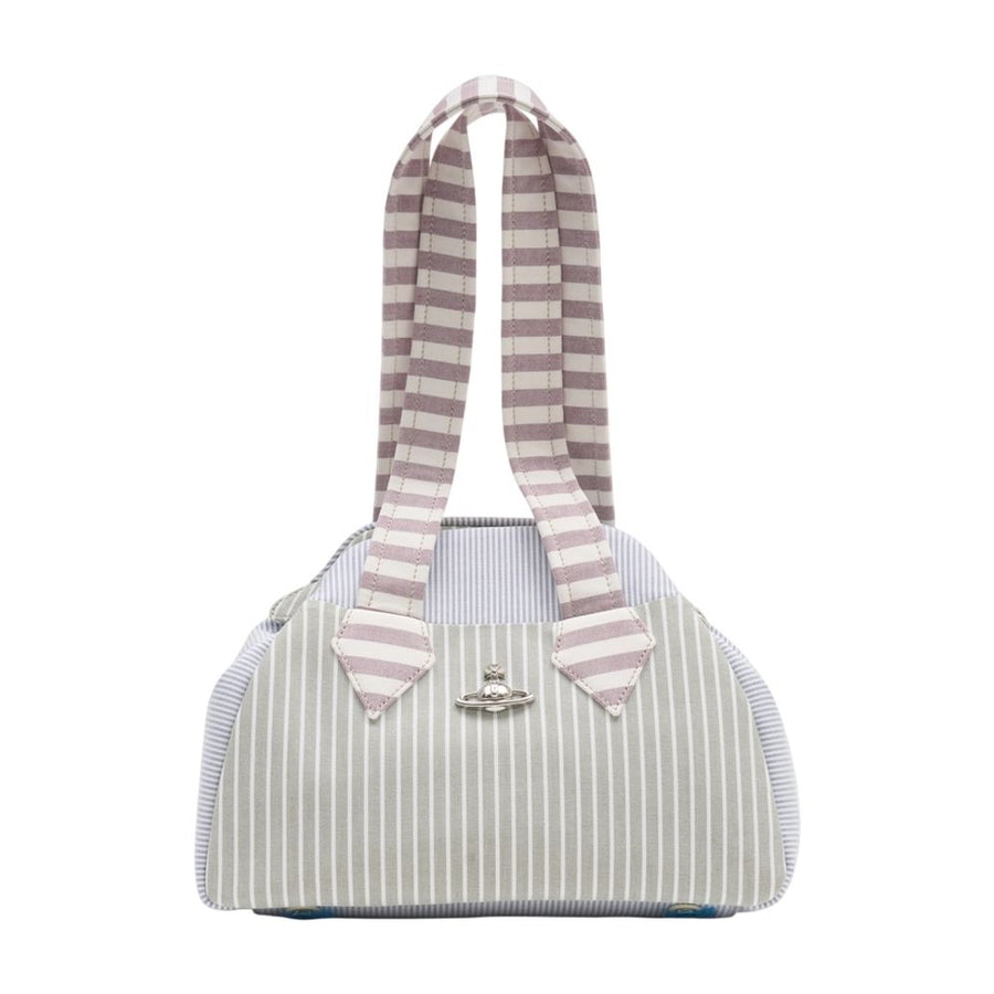Vivienne Westwood cotton shoulder bag in white
