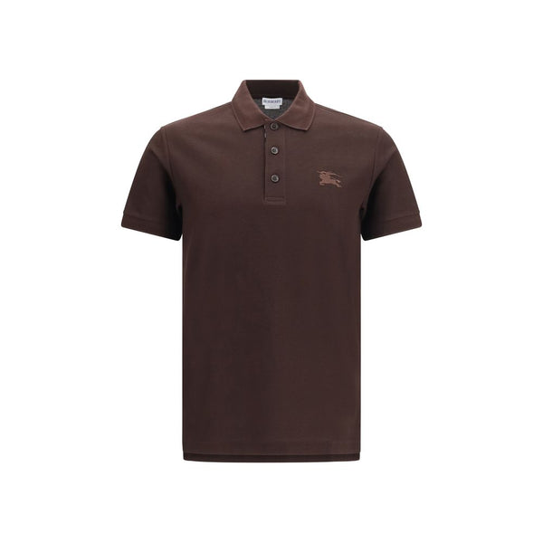 Burberry 100% Cotton polo shirt in brown