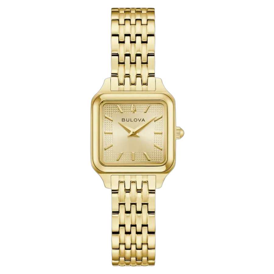 Bulova Stainless steel watch in gold