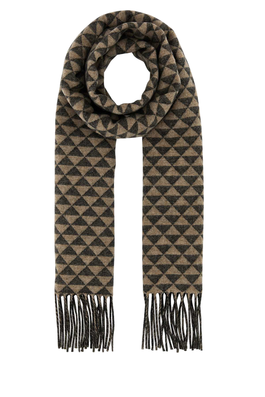 Prada 90% Wool scarf in beige