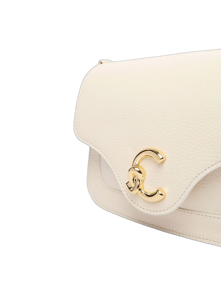 Coccinelle 100% Cowhide; Lining: 100% Cotton; Inside: 56% Polyurethane shoulder bag in beige