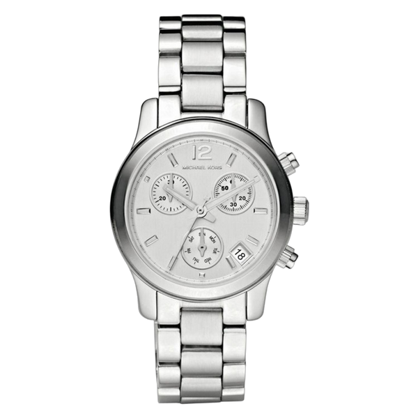 Michael Kors Stainless steel case and bracelet watch in silver