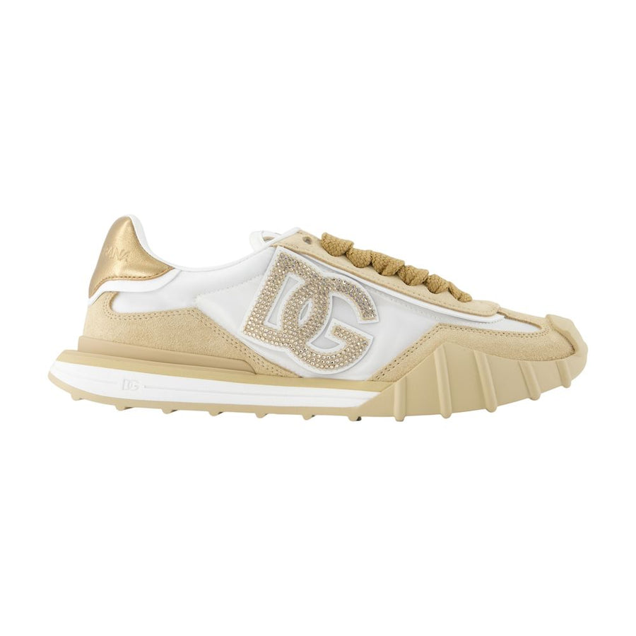 Dolce&Gabbana Synthetic sneaker in beige