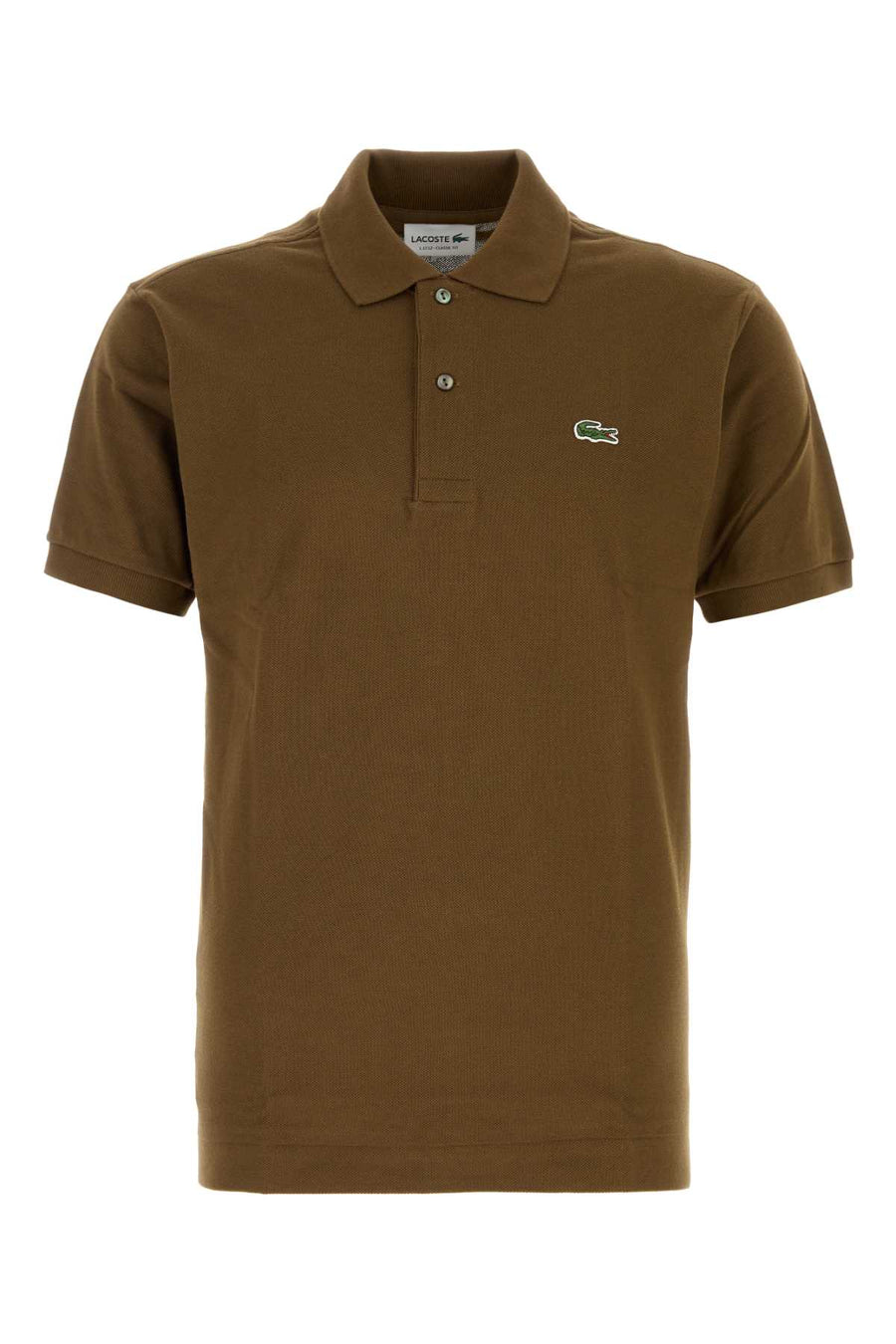 Brown Piquet Polo Shirt Mascarabrown Exterior: Cotton