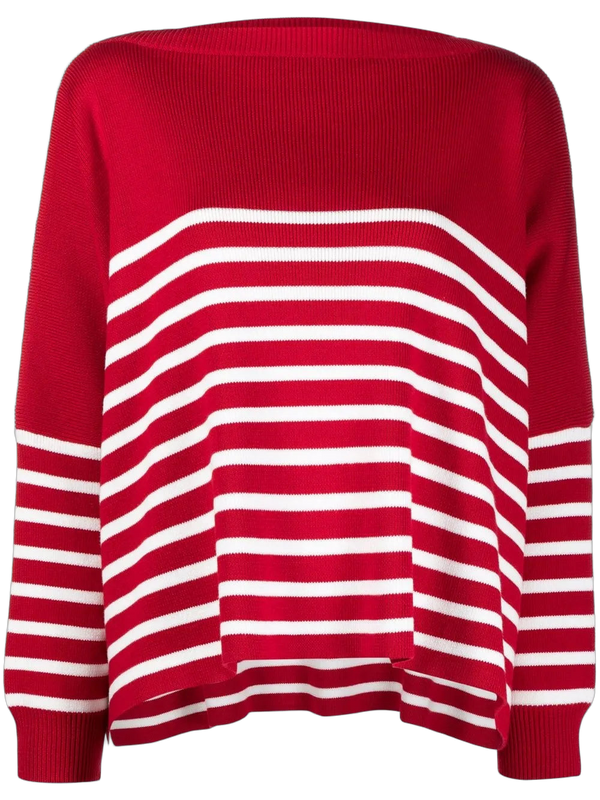 Valentino Cotton sweater in red