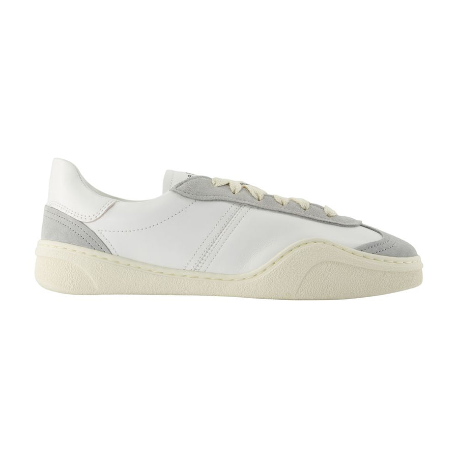 Bars Drago M Sneakers - Acne Studios Leather White Lambskin Shoes /