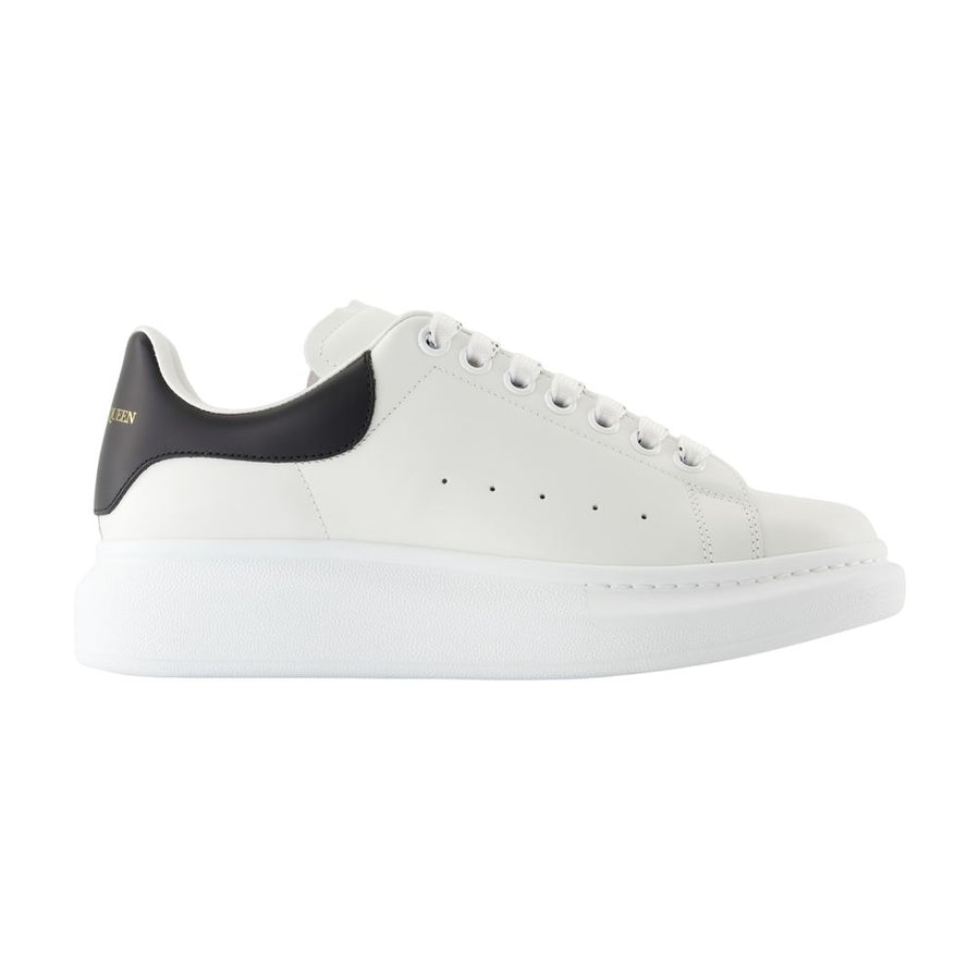 Alexander McQueen calfskin sneaker in white