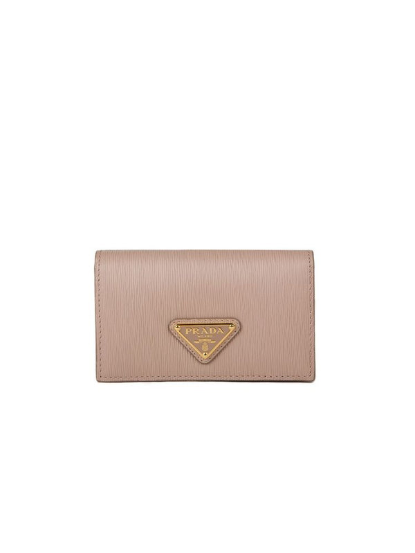 Prada Saffiano leather wallet in pink
