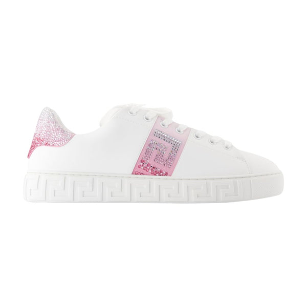 Versace Synthetic sneaker in white