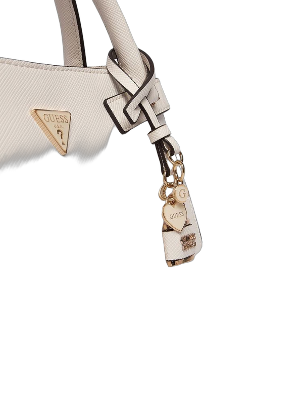 Guess 100% Polyurethane shoulder bag in white