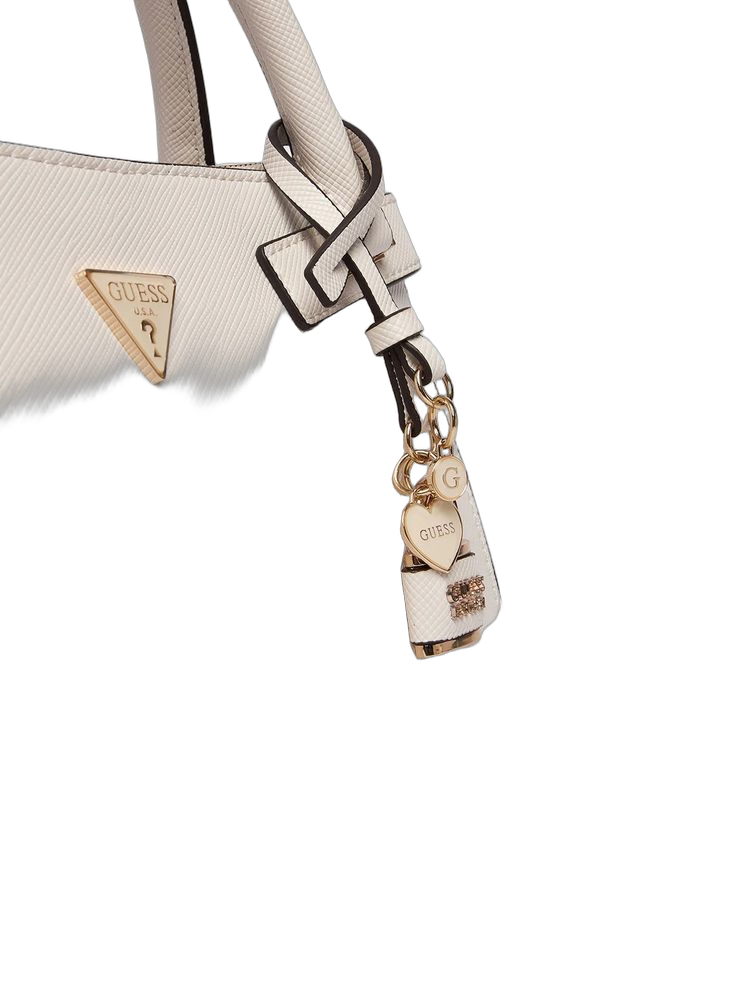 Guess 100% Polyurethane shoulder bag in white