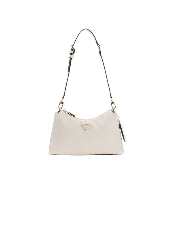 Guess 100% Polyurethane shoulder bag in white