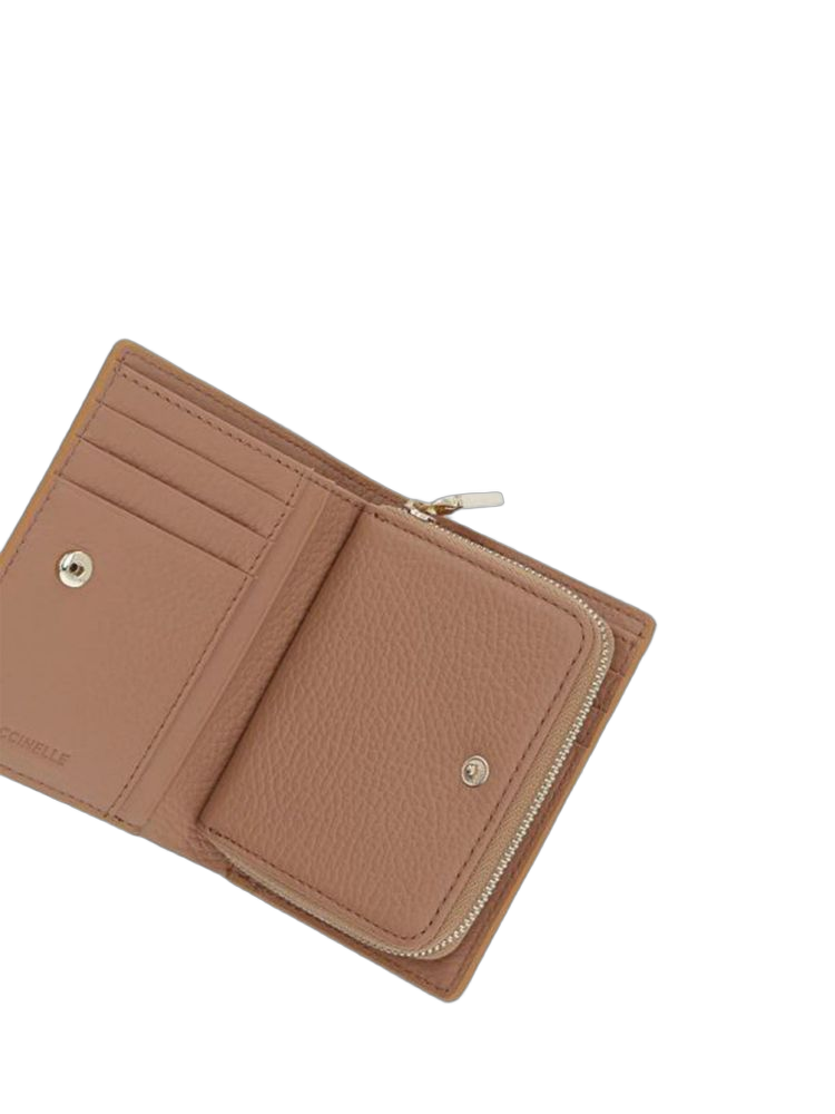 Coccinelle 100% Genuine Leather wallet in beige