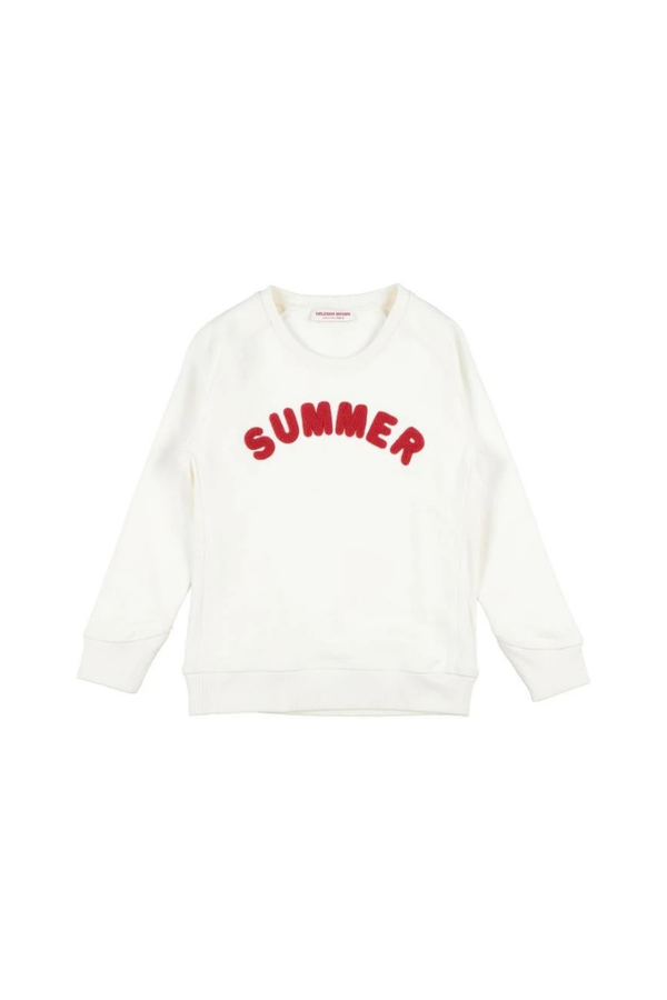 Orlebar Brown 100% cotton sweatshirt in white