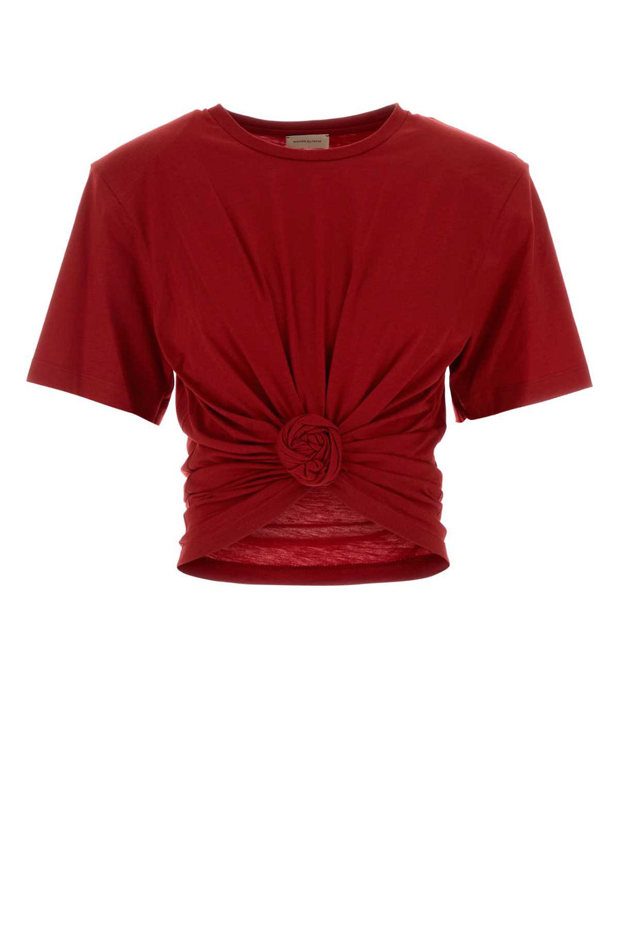 Red Cotton Blend T-Shirt Exterior: Brewed Maglie